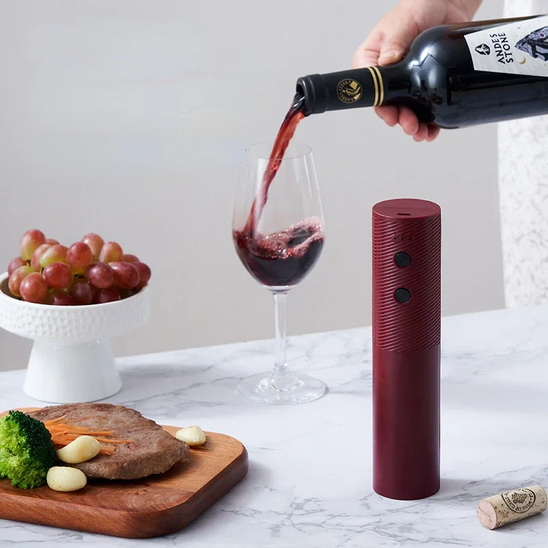 Hot Selling New Electric Wine Bottle Opener, Reusable and Easy to Carry, USB Charging, Home Party, Bar, Kitchen Accessories