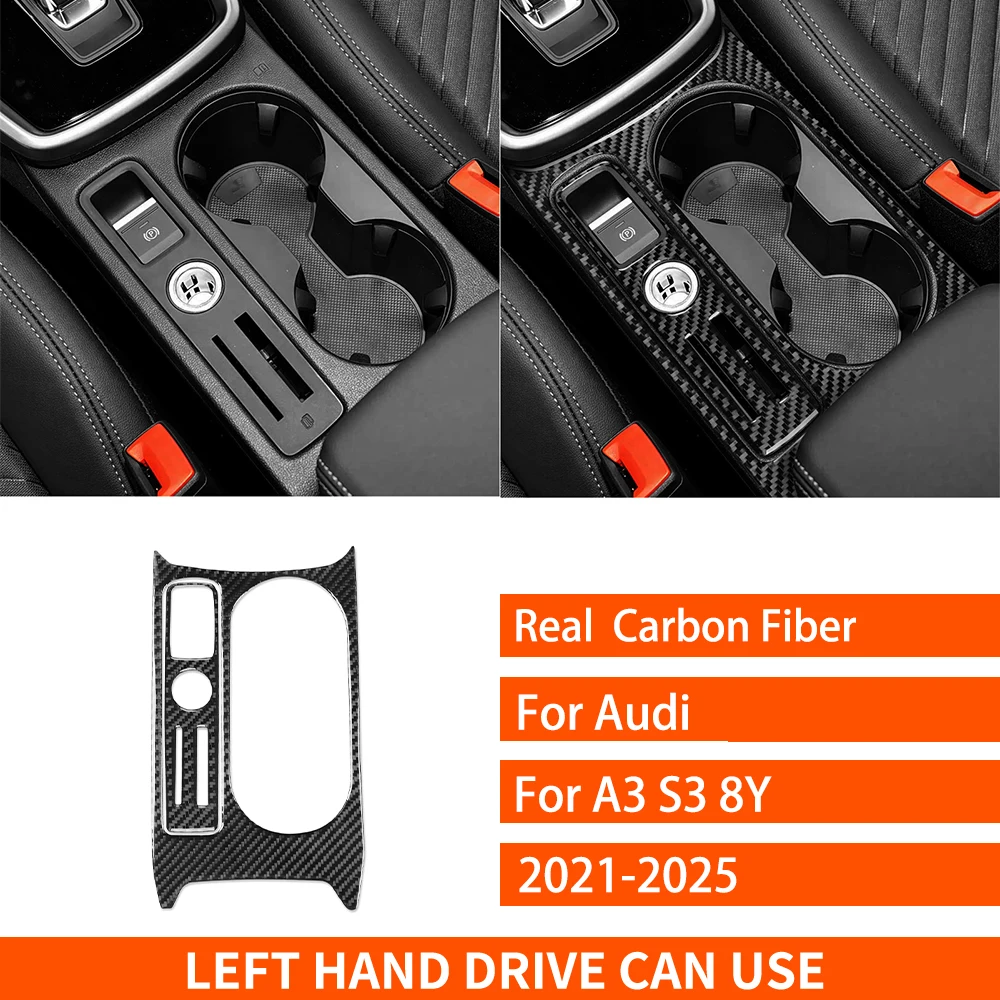 autocollants-en-fiber-de-carbone-veritable-pour-audi-a3-s3-8y-2021-–-2023-tasse-d'eau-centrale-panneau-allume-cigare-accessoires-de-voiture-decoratifs