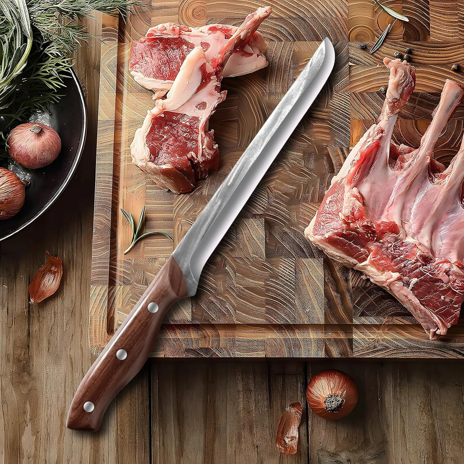 Household ham knife,multifunctional high hardness sharp long kitchen knife,restaurant kitchen specific knife,kitchen knife