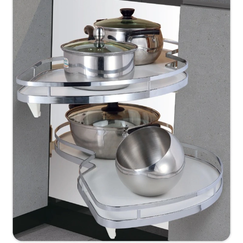 Corner basket Kitchen cabinet Corner built-in seasoning rack