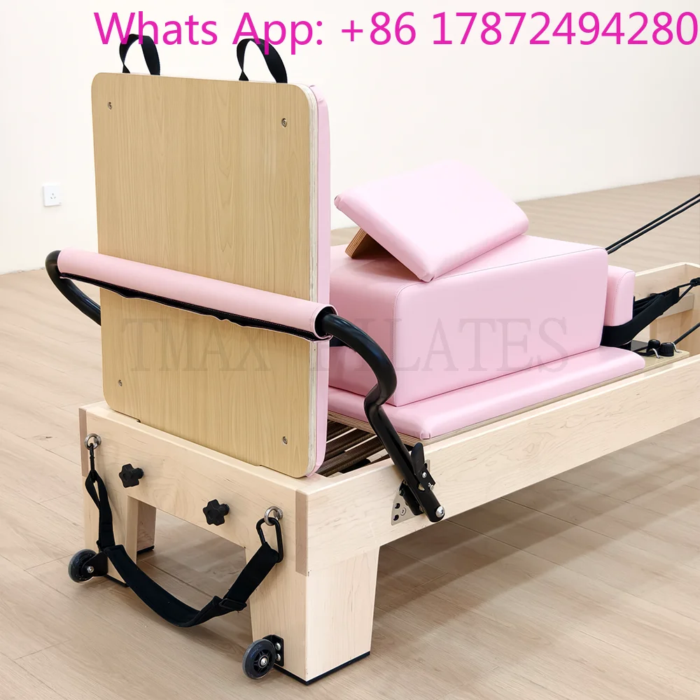 Factory Maple Wood Pilates Reformer Exercises Workouts Yoga Trainer Pilates Reformer Machine Equipment Factory