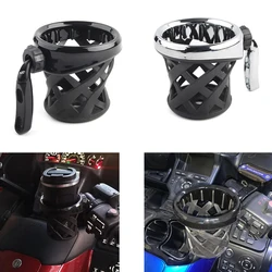 Chrome For Honda Gold wing GL 1800 Trike F6B 2001-2015 2016 2017 Goldwing GL1800 Motorcycle Handlebar Cup Holder Drink Mounted