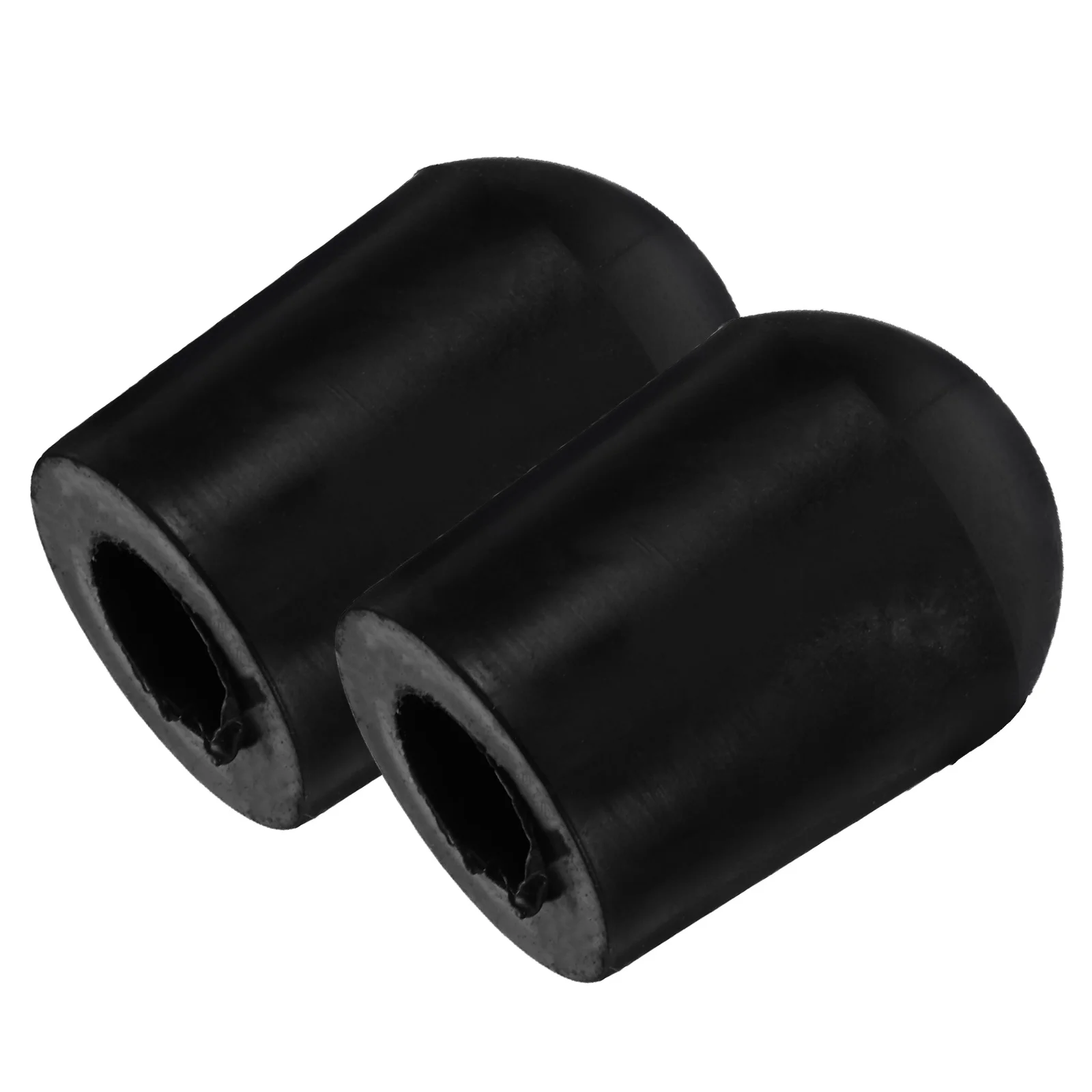 

2 Pcs Bass Tail Post Anti-slip Pad Black Rubber Endpin Protectors Stopper Tips
