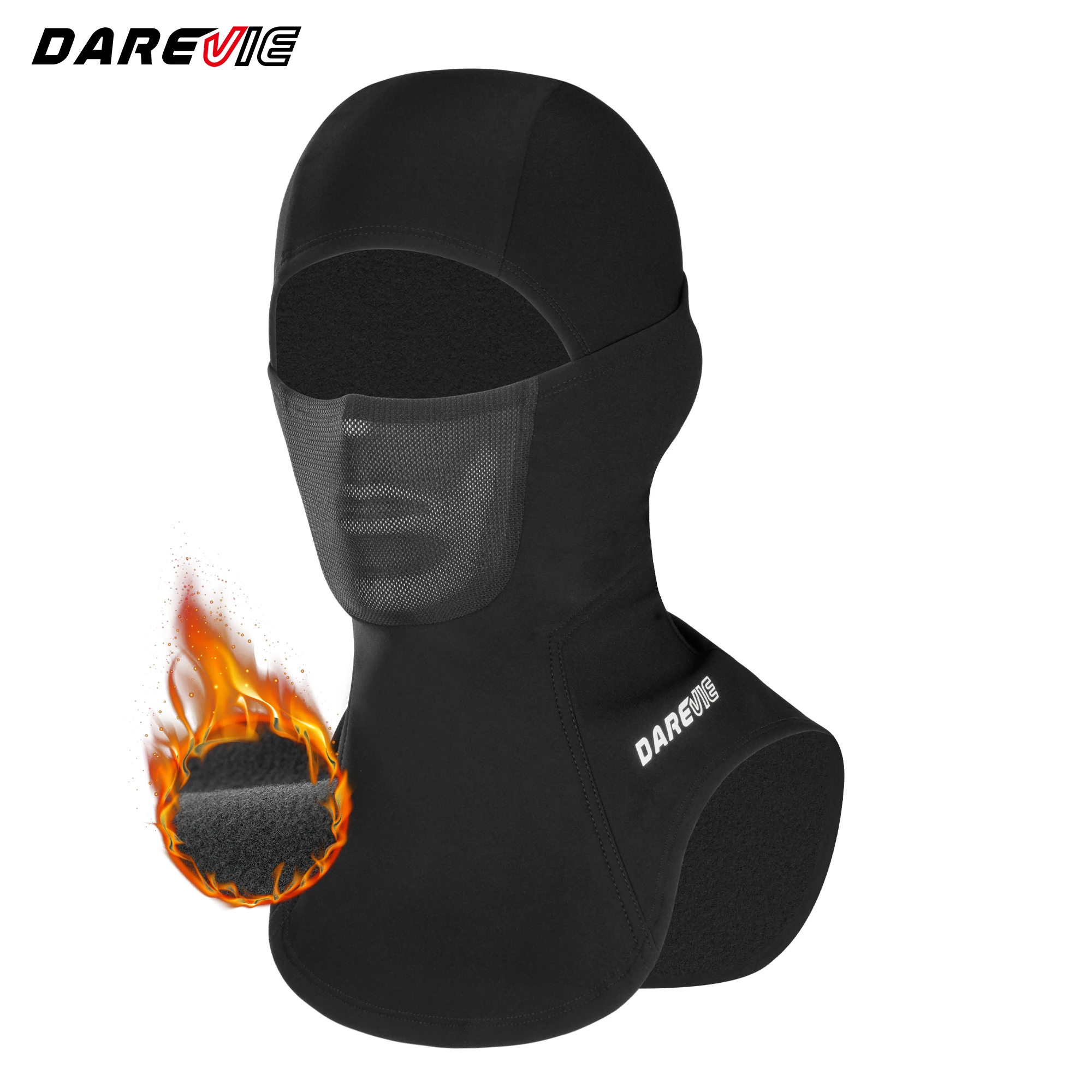 DAREVIE الدراجات بالاكلافا الشتاء الحراري الدفء المضادة للأشعة فوق البنفسجية قبعات رجالية SPF 50 التجفيف السريع تنفس الرياضة في الهواء الطلق قبعة رجالي #1