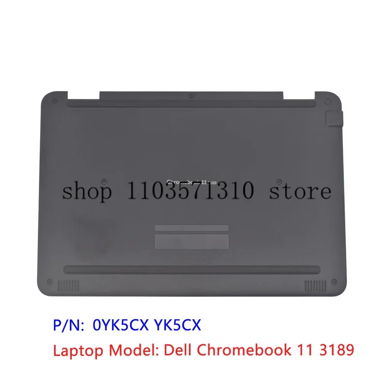 

Серый новый оригинальный чехол для Dell Chromebook 11 3189, нижняя крышка корпуса 0YK5CX YK5CX