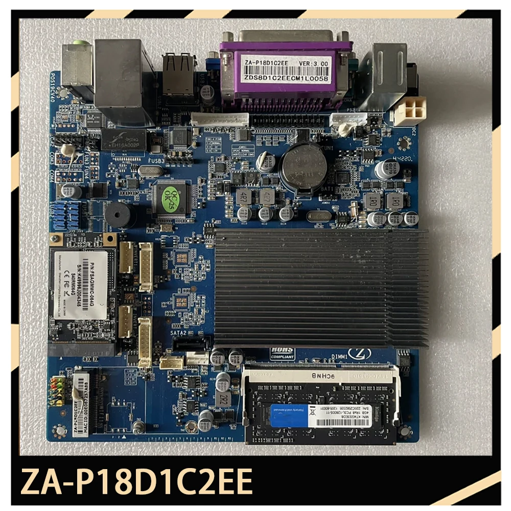 ZA-P18D1C2EE VER:3.00 J1800 processor Cash register motherboard