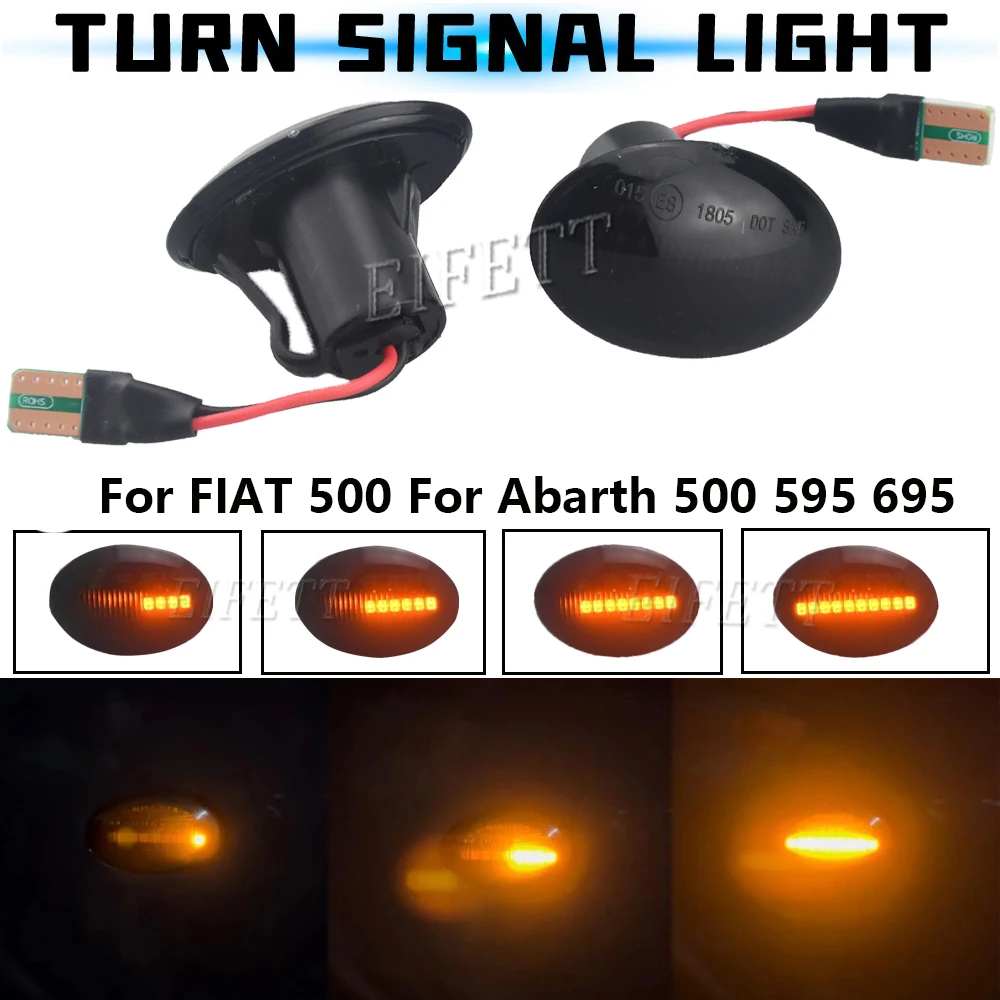 

New Car Accessories Side Marker Light Turn Signal For Maserati Quattroporte 2003-2012 For Ford KA 2009-On For Fiat 500 2007-On