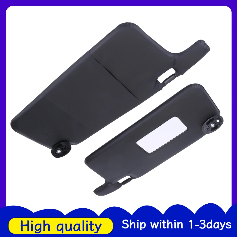 2Pcs ABS Car Visor Sunshade Auto Sun Visor with Makeup Mirror Leatherette Left Right for Civic 1996-2001 TYT307020005B