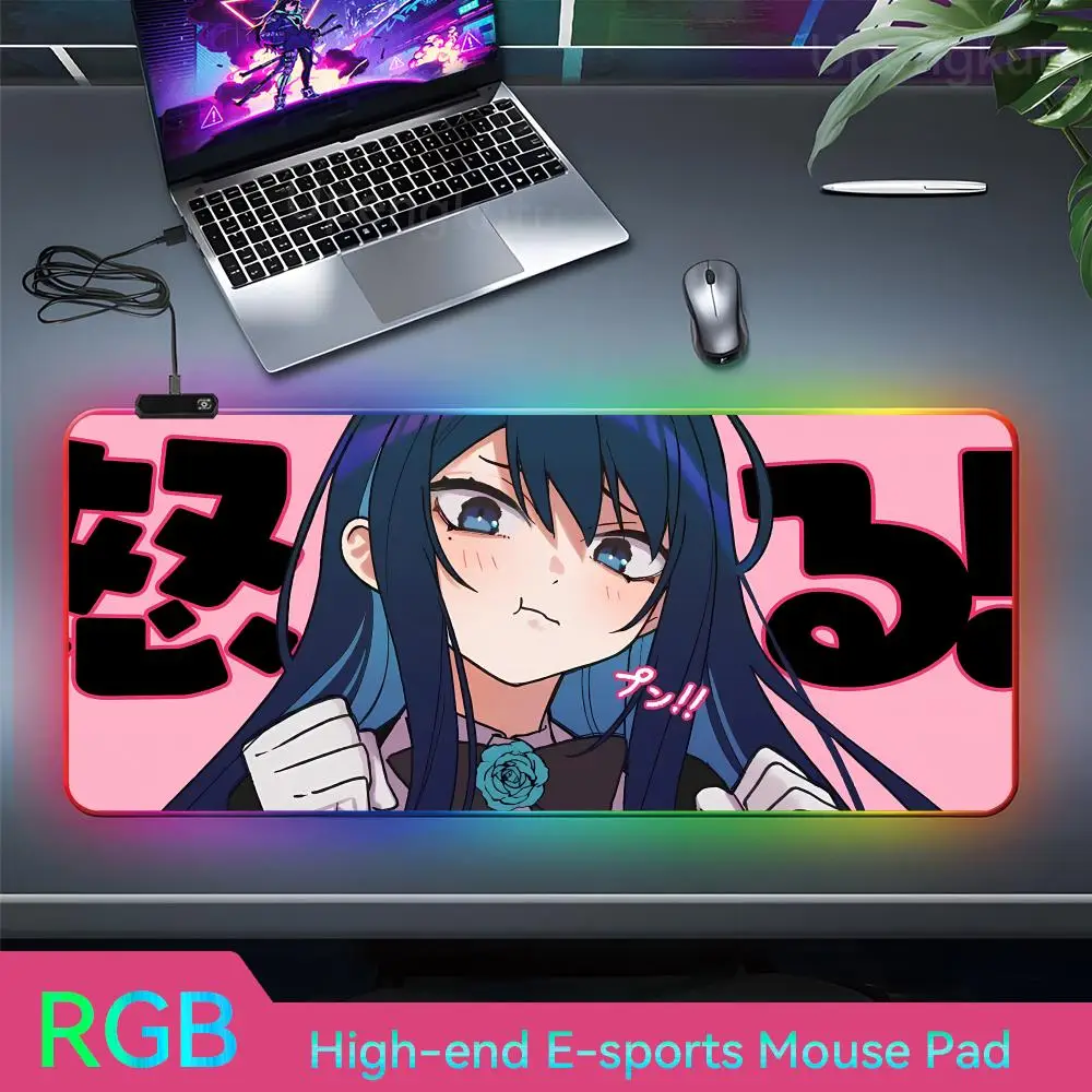 A_ado Mouse Artisan Mousepads Size For E-sports Keyboard Mechanical Gamer Keyboard Keyboard Carpet Pad RGB Rubber Mouse Cute Des