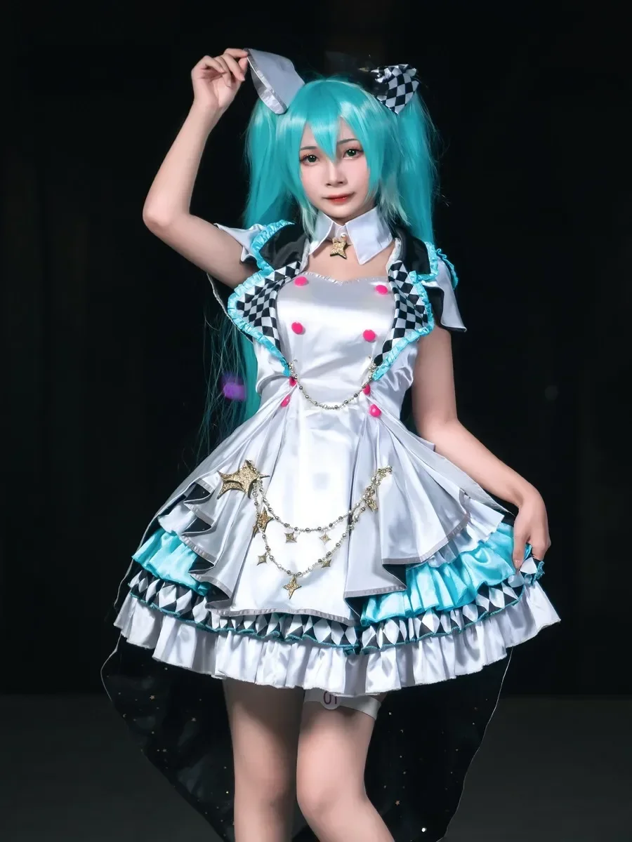 Luka Cosplay Costume Game Project Sekai Cosplay Luka Cosplay Women Halloween Cute Pink White Costume Idol Dress Luka