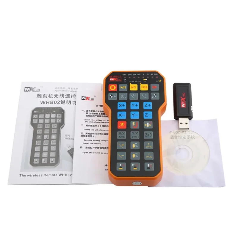 Nc Studio USB Wireless Remote Handle Weihong DSP Control Handle For CNC Engraving Cutting Machine XHC WHB02