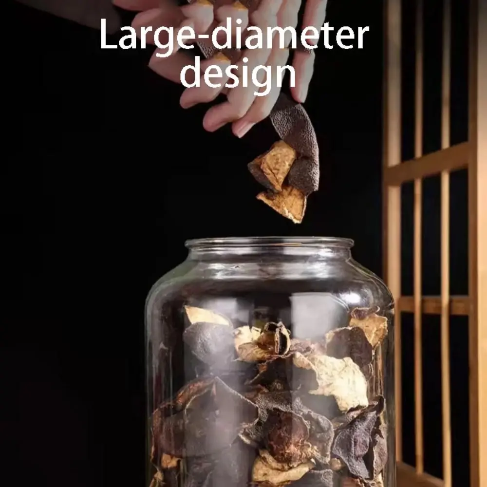 

Large Size Glass Storage Jars Sealed Design Reusable Airtight Flip-Top Lids Home Decor Kitchen Storage Transparent Glass Jar