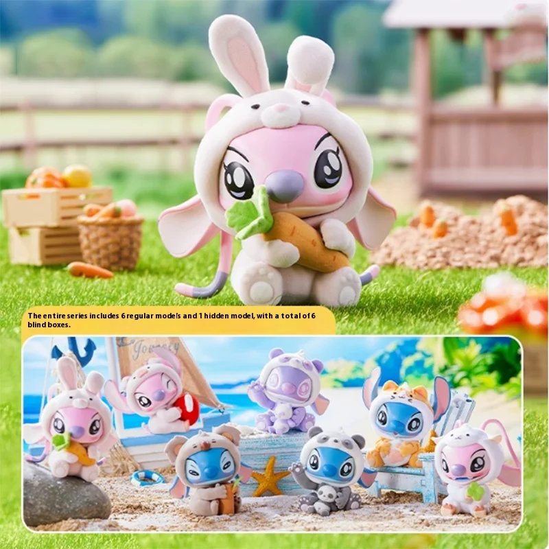 

Disney Lilo&Stitch Animal Party Blind Box Collectible Doll Ornament Handmade Trendy Surprise Gift for Kids Birthday Party Toy