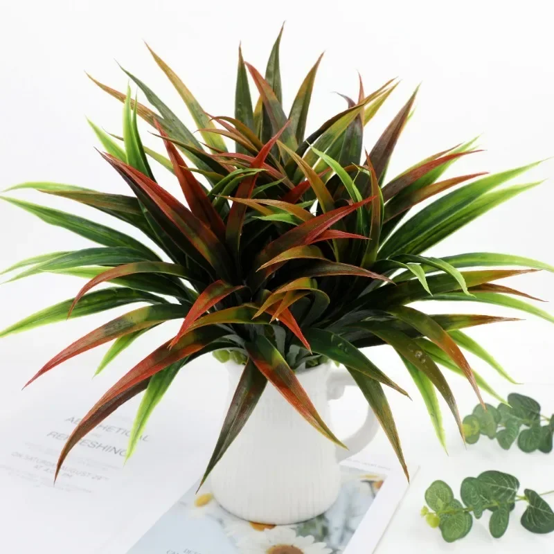 

2026Latest Models Simulation Green Plant Gladiolus Leaf Cymbidium Leaf with Grass Shopping Mall Hotel Decoration Living Room