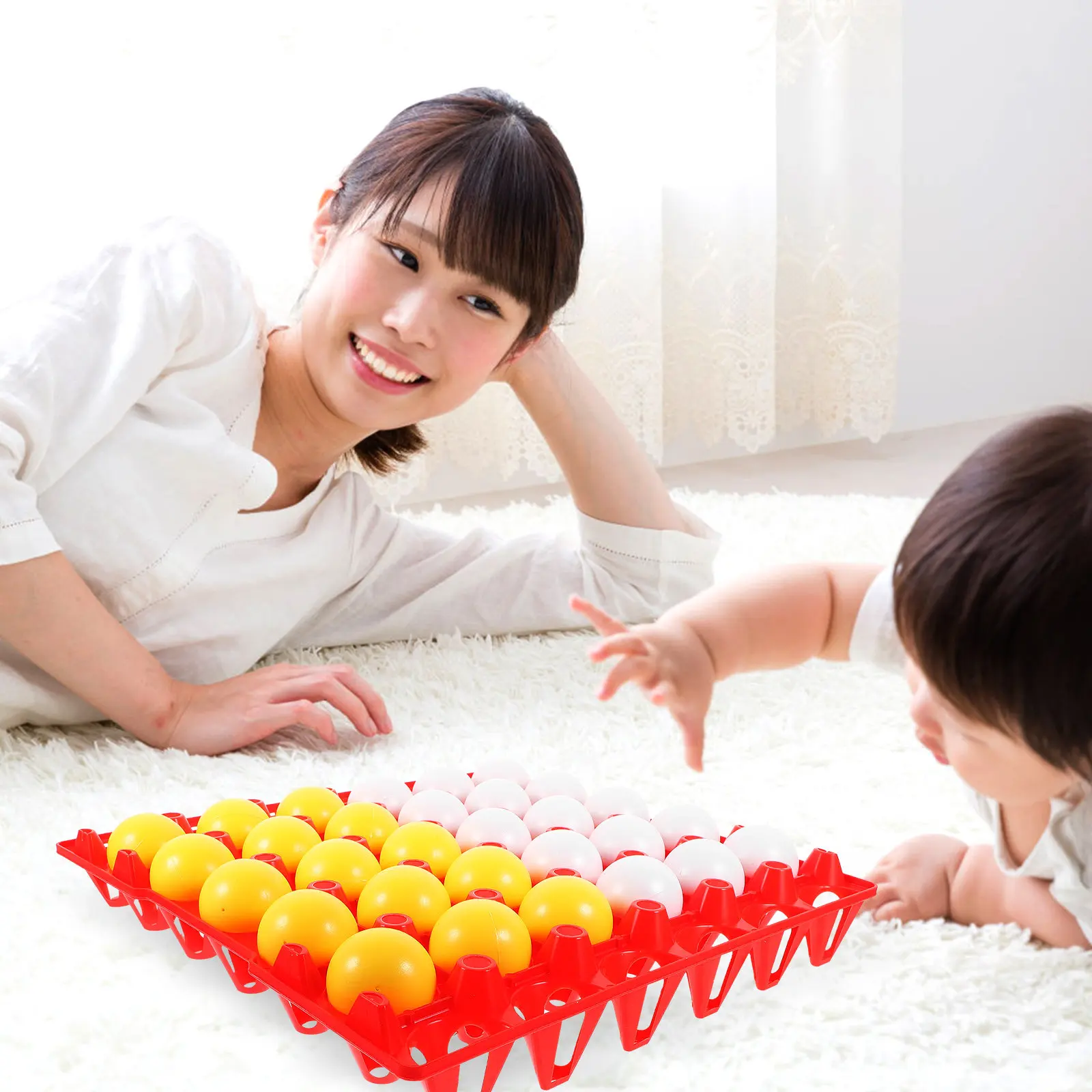 

1Set Five-in-A-Row Bouncing Ball Tabletop Game for Kids Family Parties Promotes Logical Thinking Hand-Eye Coordination