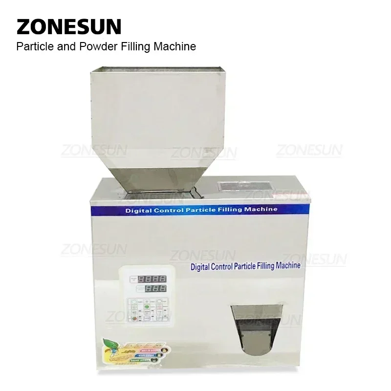 Zonesun 5-500g pó granular pesando máquina de embalagem sementes equipamento de enchimento de feijão de café