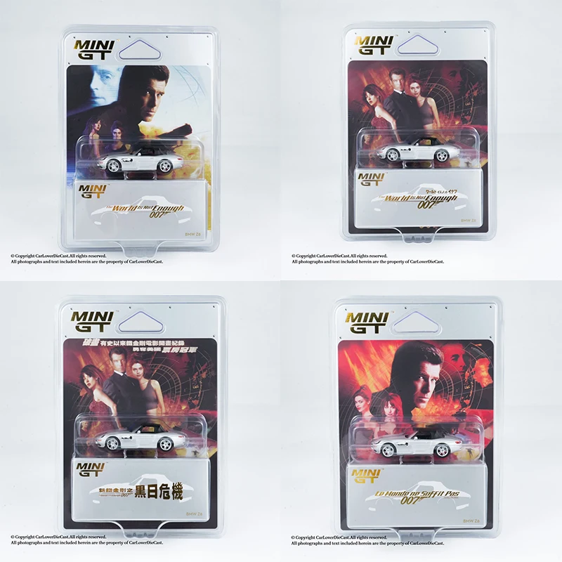 

MINIGT 1:64 BMW Z8 The World Is Not Enough MGT00906-007 Car Alloy Toys Motor Vehicle Diecast Metal Model for Children