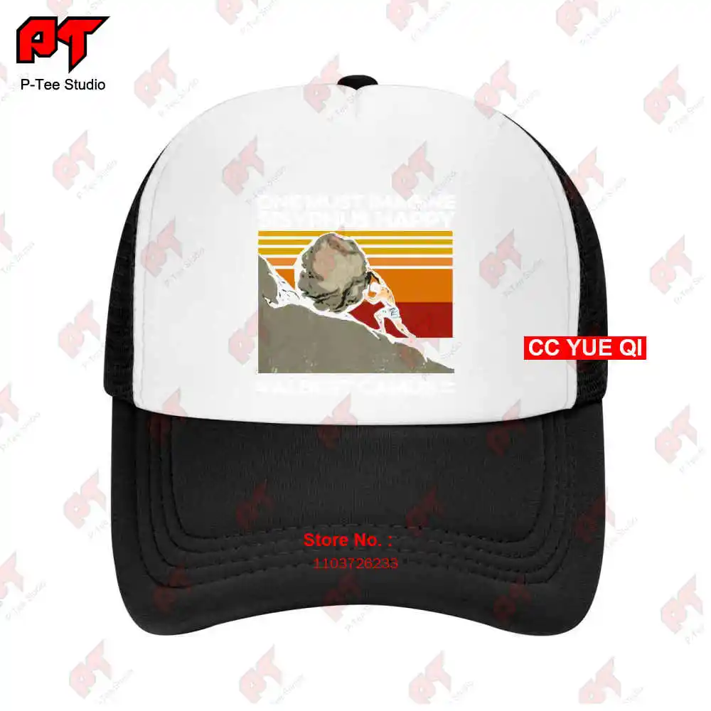 Sisyphus Albert Camus Philosophy Push The Stone Vintage Graphic Baseball Caps Truck Cap X8WJ