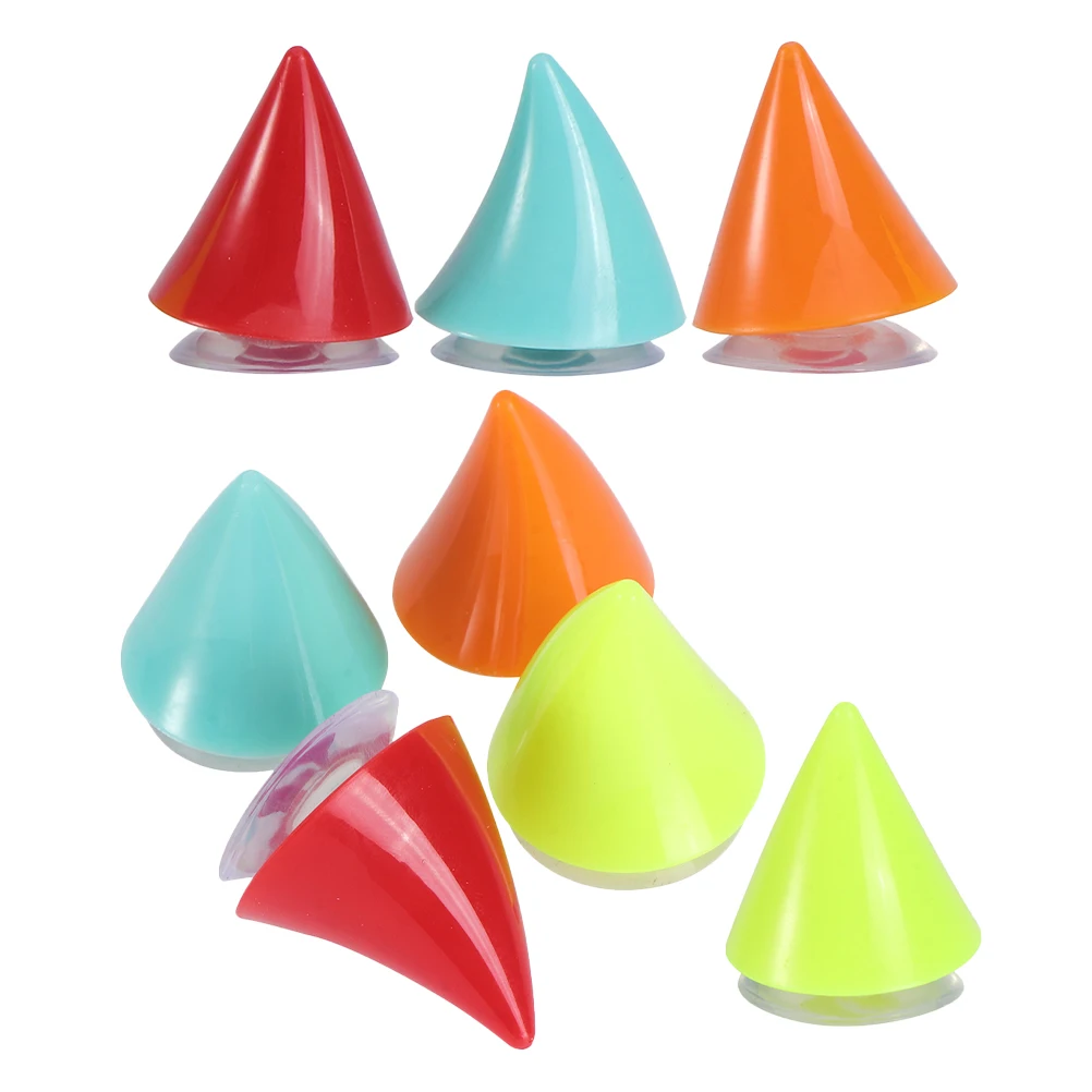 

8 pcs Decoration Corners Bike Horns Motorcycle Bicycle Skateboard Ski Cute Cartoon Durable Plastic Compatible