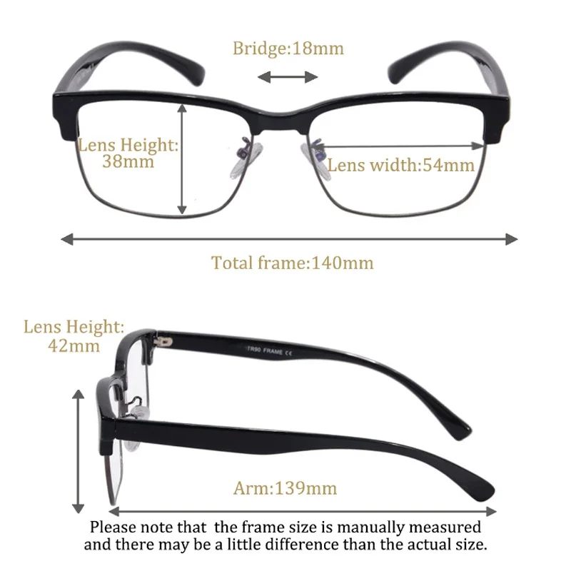 original man photochromic lenses multifocal photochromic progressive reading glasses men near and far Presbyopia multifocal