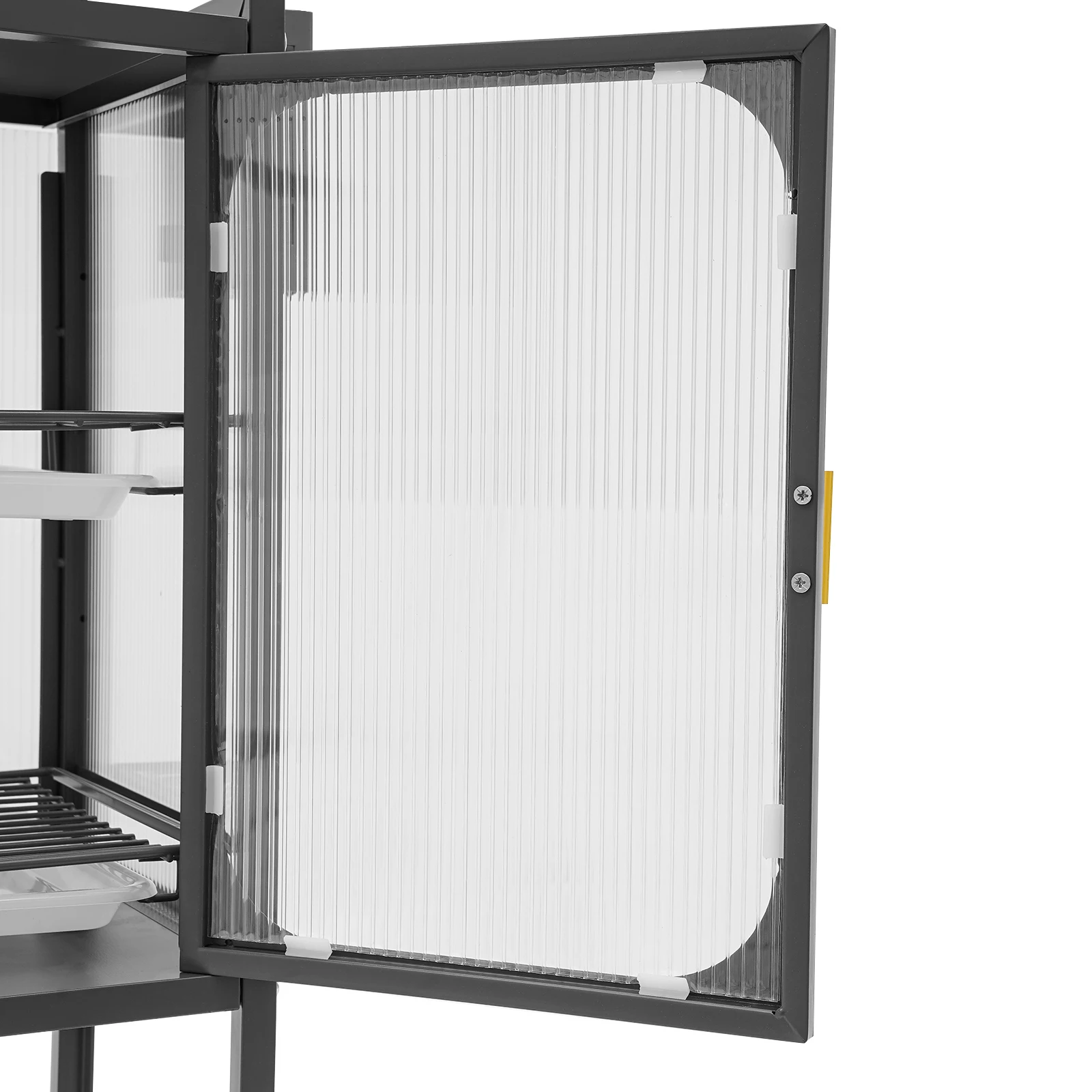 Over the Sink Dish Drying Rack, Double-Layer Carbon Steel, Large Capacity for Dishes & Spices, Easy Mounting for Kitchen Storage