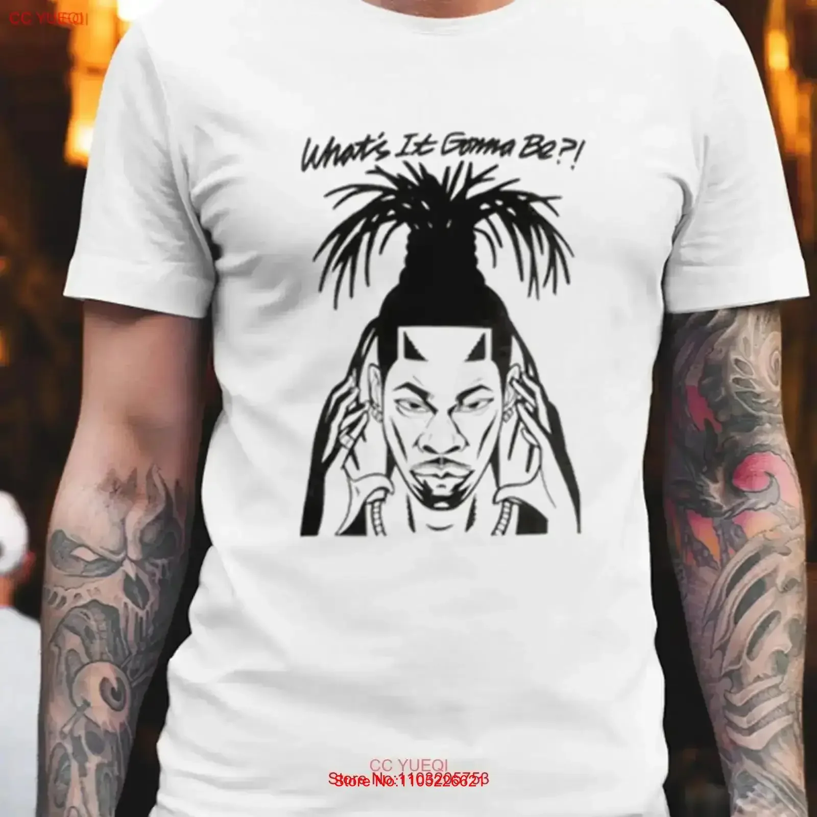 Busta Rhymes What's It Gonna Be WHITE T shirt short sleeve S to 5Xl X480 vintage Washed Top For Everyday Wear designer clothes