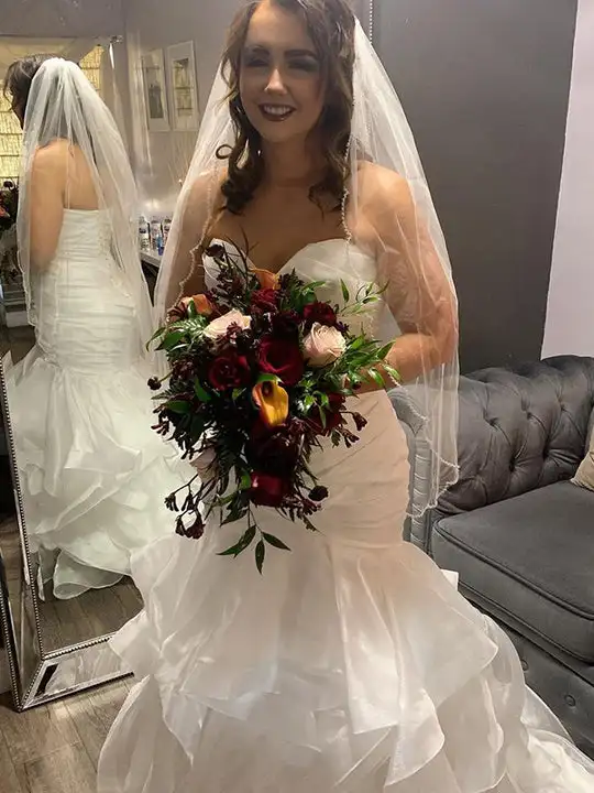 Trompete/sereia cetim babados vestido de casamento 2023 querida sem mangas varredura/trem escova vestido de festa de noiva vestidos de casamento