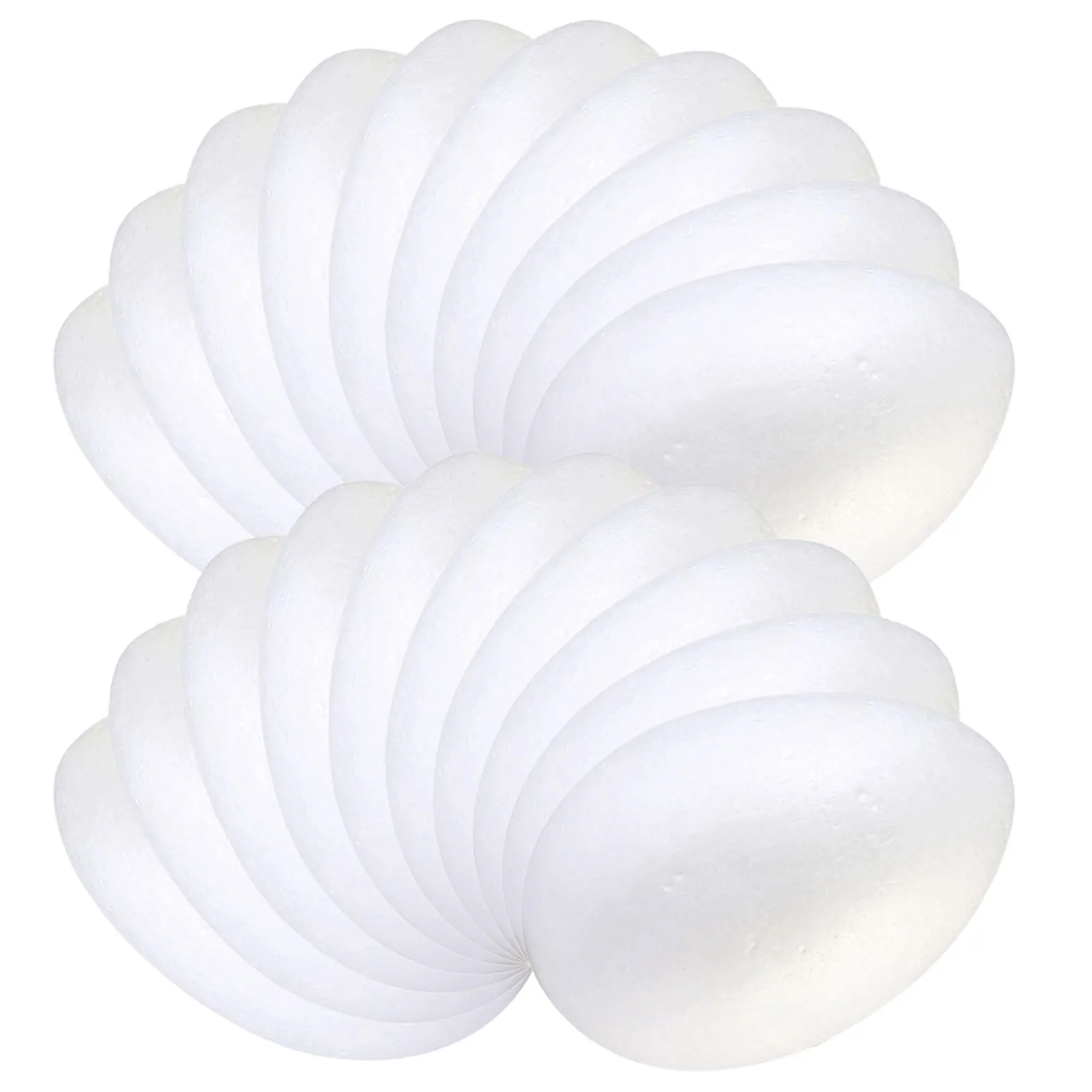

Easter Decoration Set 20pcs White Foam Eggs 10 15cm Blank Craft Balls for DIY Easter Crafts Festive Party Decorations Supplies