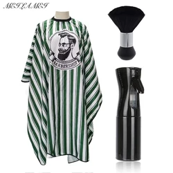 2pcs/3pcs Antistatic Hairdresser Apron Hair Cut Cape Hairdress Gown Cape Hair Barber Cutting Dye Apron Salon Styling Cloth