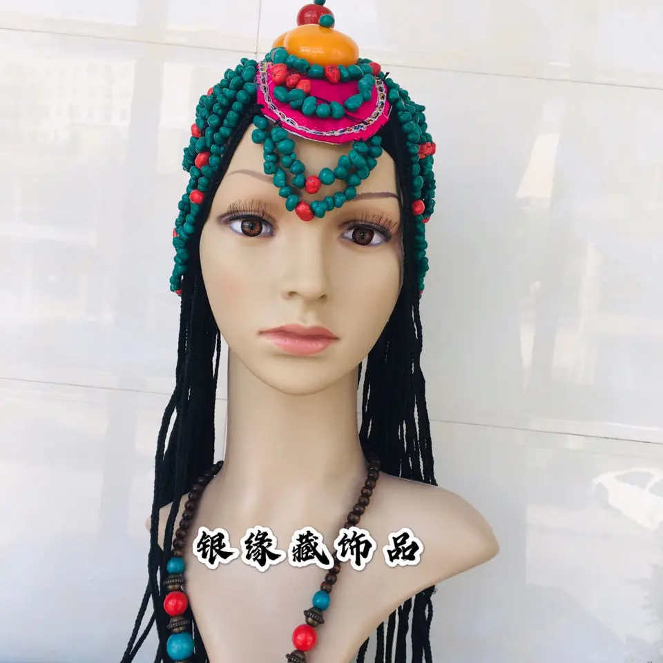 

Оригинальный головной убор Xizang, свадебная цена и фестиваль в тибетских аксессуарах для волос