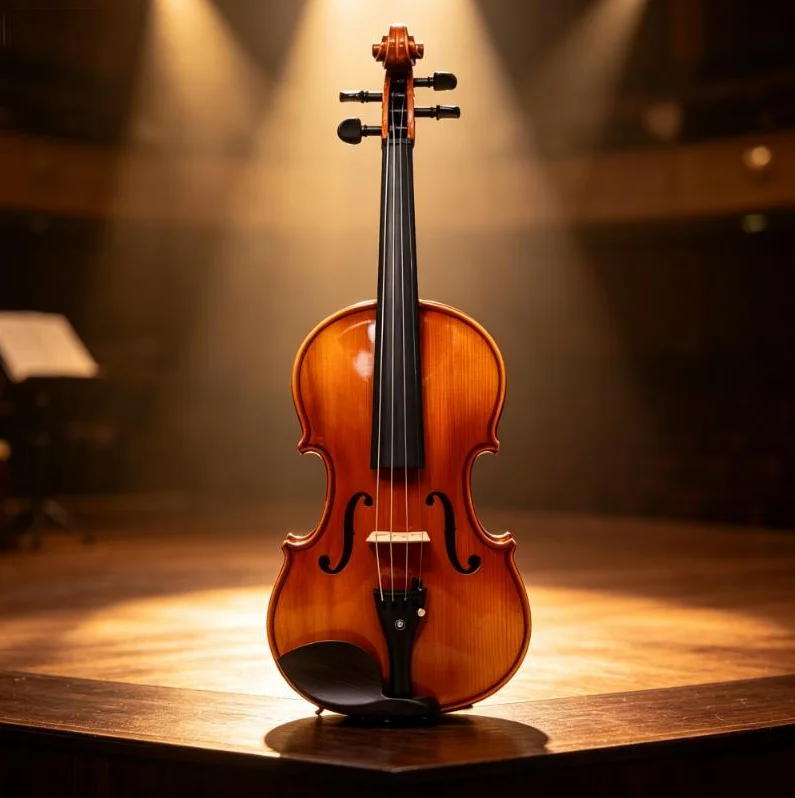 Solidwood Student Viola with Brazil Wood Bow  Painted Custom Finish, Spruce Face, Maple Back/Sides  Affordable Price