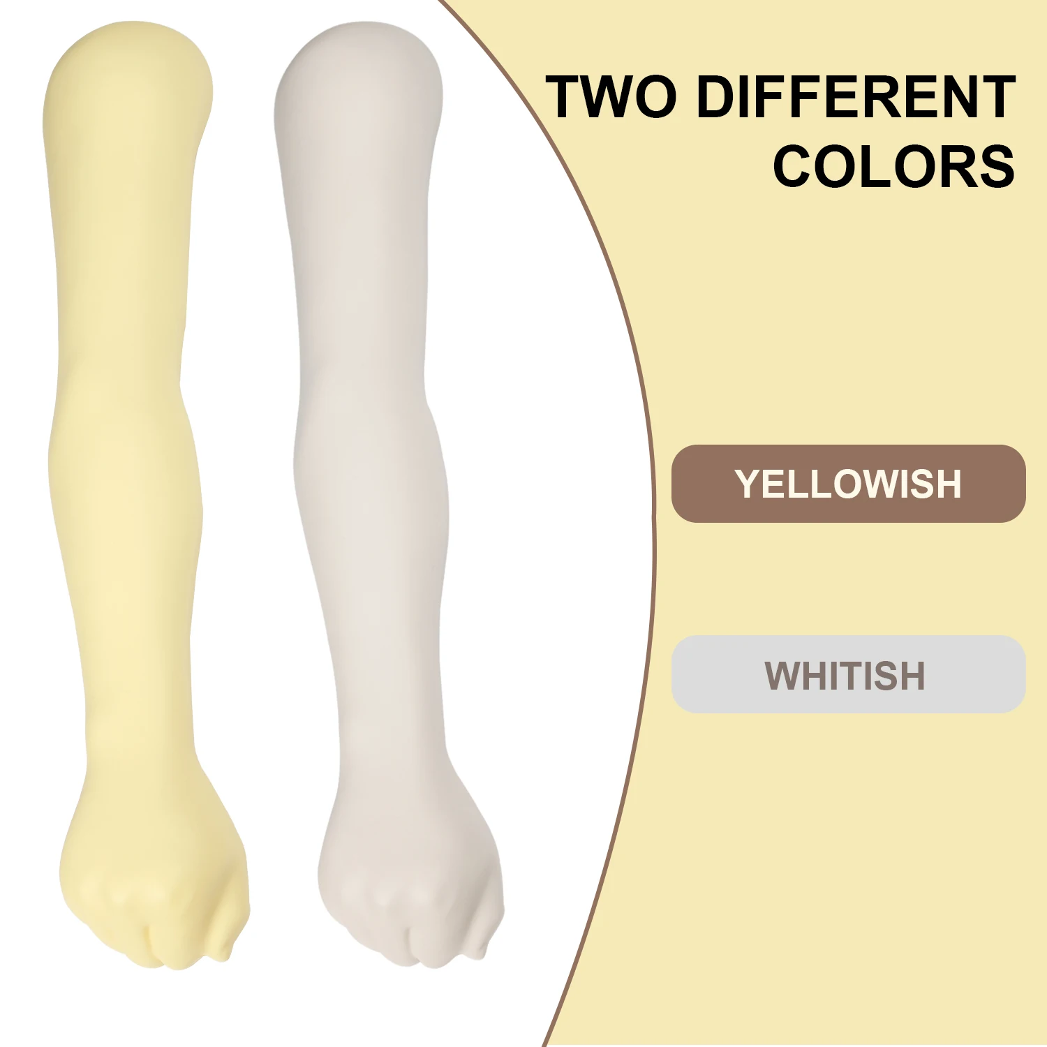 

Tattoo Training Arm 3D Model Silicone Soft Foldable Practice Arm Skin Flexible Easy To Color Tattoo Training tool for Beginners