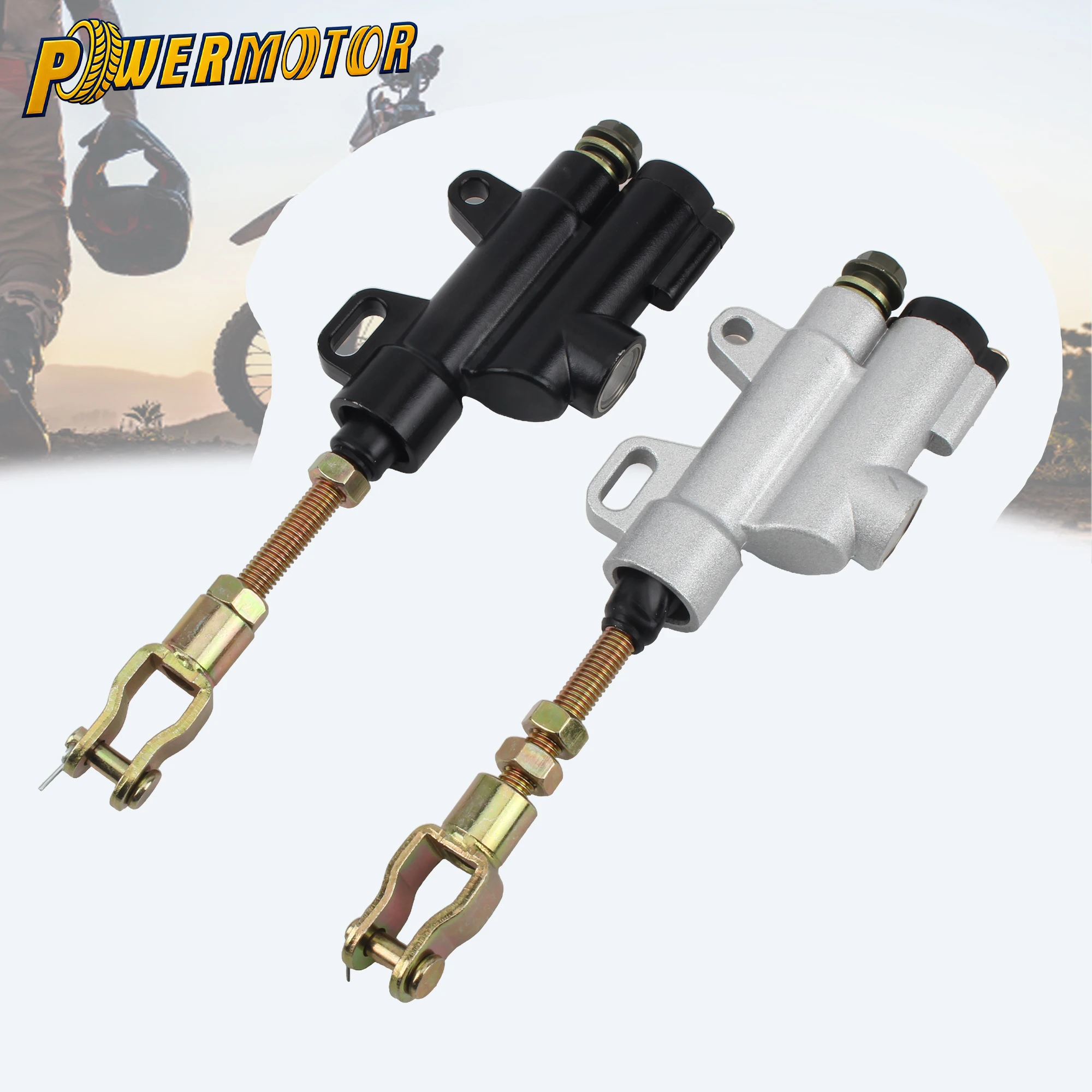 

Motorcycle Rear Hydraulic Brake Master Cylinder Pump Quad ATV 50cc 70cc 110cc 125cc 150cc 250cc Dirt Pit Bike Universal Parts