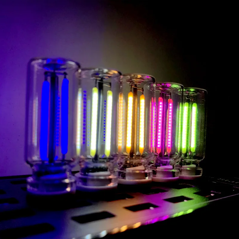 USB bedside lamp with touch control, car headrest ambient light, ceramic LED, glass bottle, romantic style