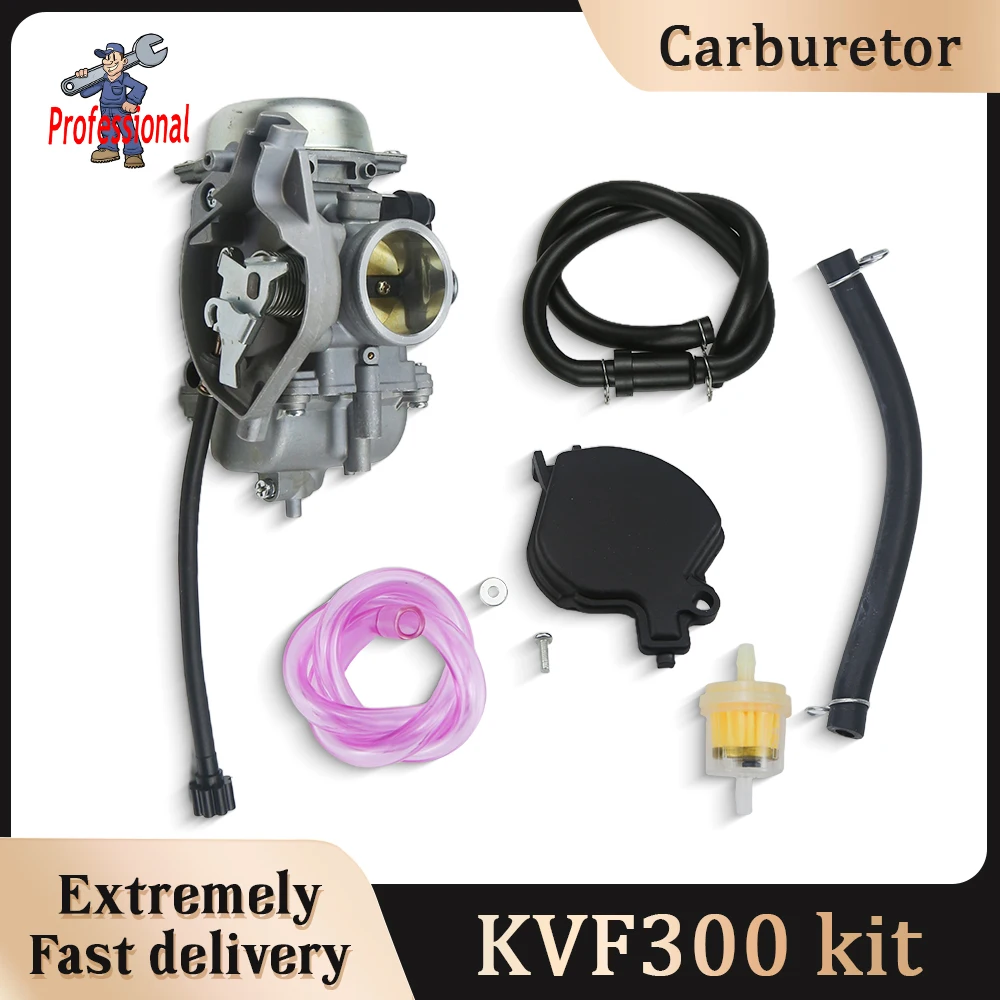

For Kawasaki Prairie 300 KVF300B KVF300A 2X4 4X4 1999-2002 4x4 ATV Carb KVF300 Motorcycle Carburetor