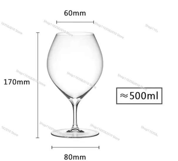 Creative Cocktail Glass Niche Wine Glass Champagne Tall Short Legs Sweet Wine Kimura Series Wine Glass
