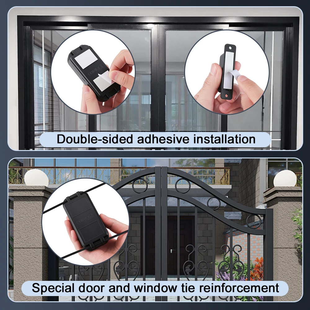 Alarma de ventana de puerta Electop con sonido fuerte de 108dB alarma de puerta antirrobo para niños alarmas de piscina de ventana de seguridad para el hogar