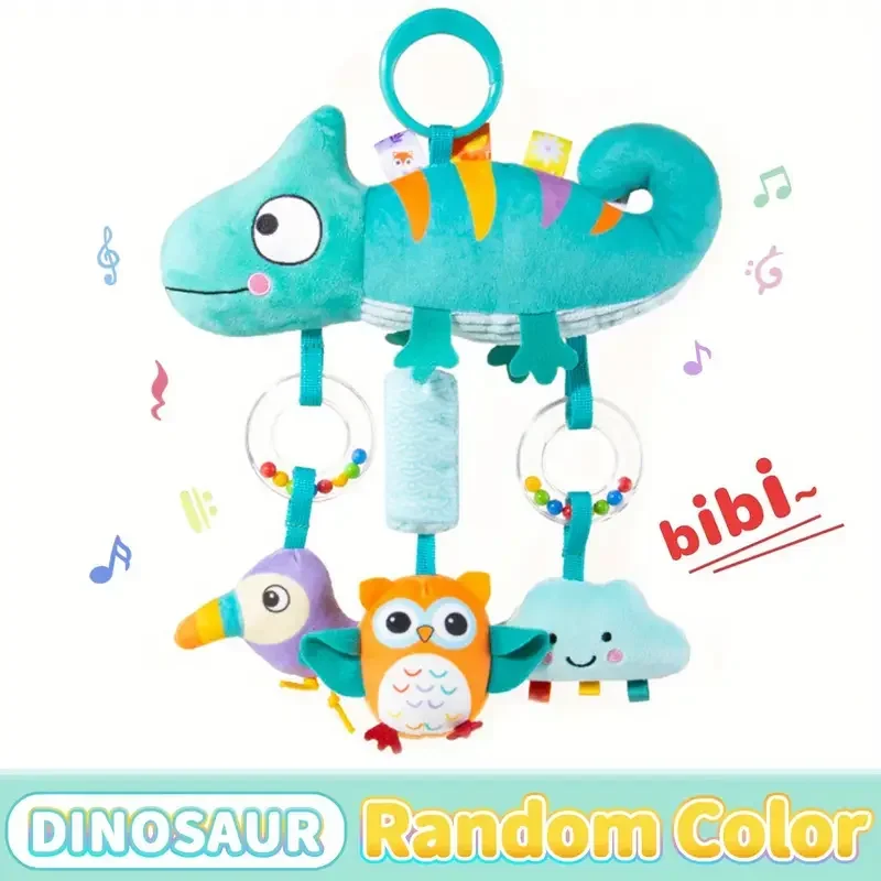 เด็กแขวน Rattles ของเล่นการ์ตูนสัตว์เกลียวแขวนของเล่น Ringing Bell รถเข็นเด็กสําหรับทารกแรกเกิด