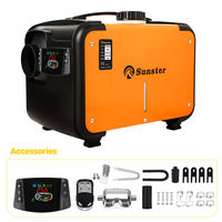Sunster 8KW Diesel Air Heater 12V All in One Car Heater with Silencer Remote Control for Car Truck Boat RV Parking Diesel Heater