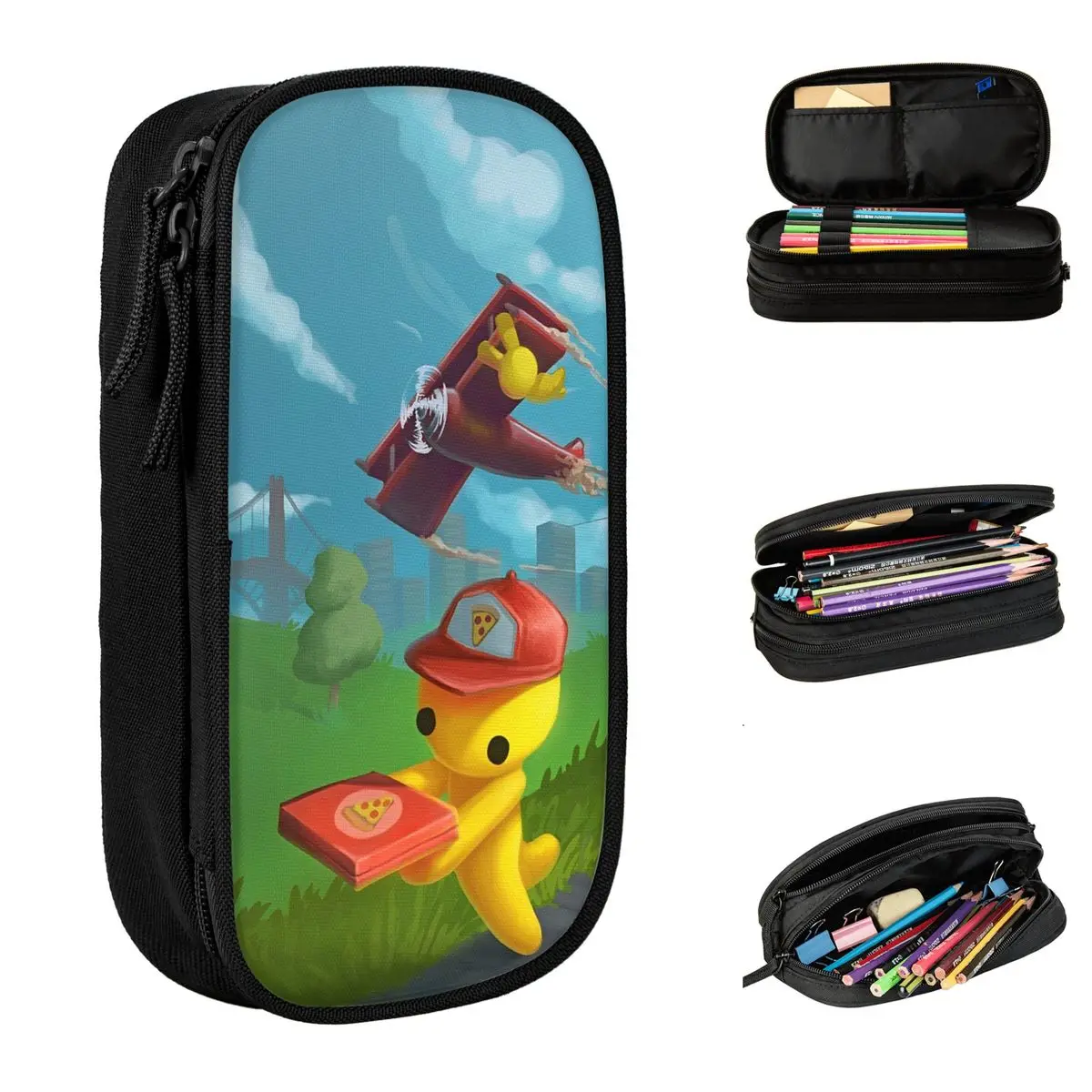 

Wobbly Life Online Game Pencil Case Double Layer Large-capacity For School Pencil Box Suprise Gift
