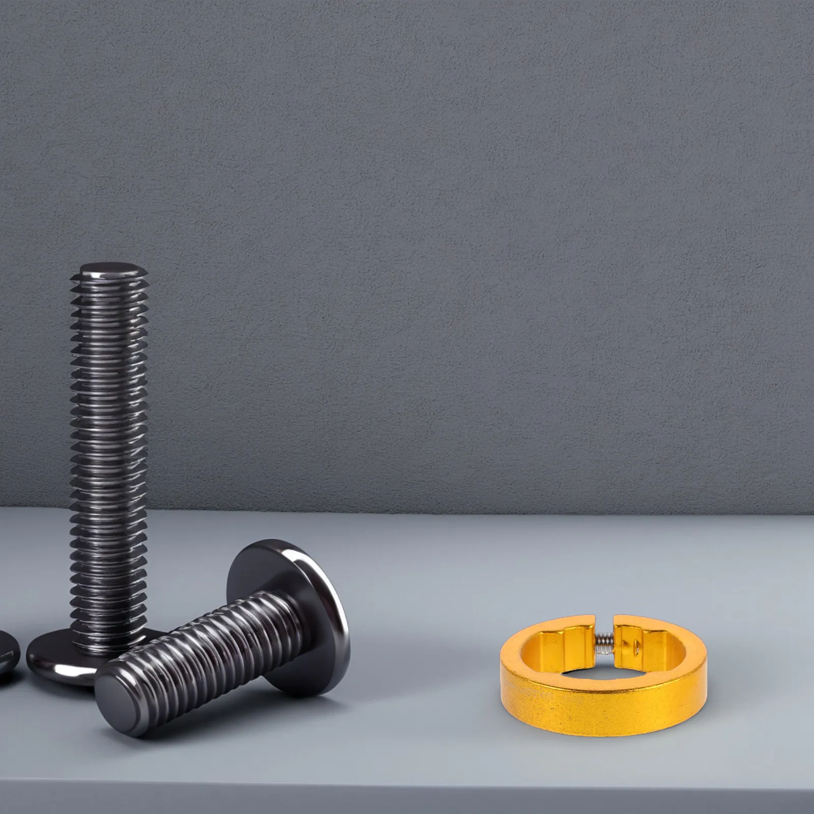 

2Pcs Handlebar Lock Rings for Bicycle Aluminum Grip Clamping Rings 8Mm Thick Easy Installation No Tools Bicycle Grips Clamp Ring