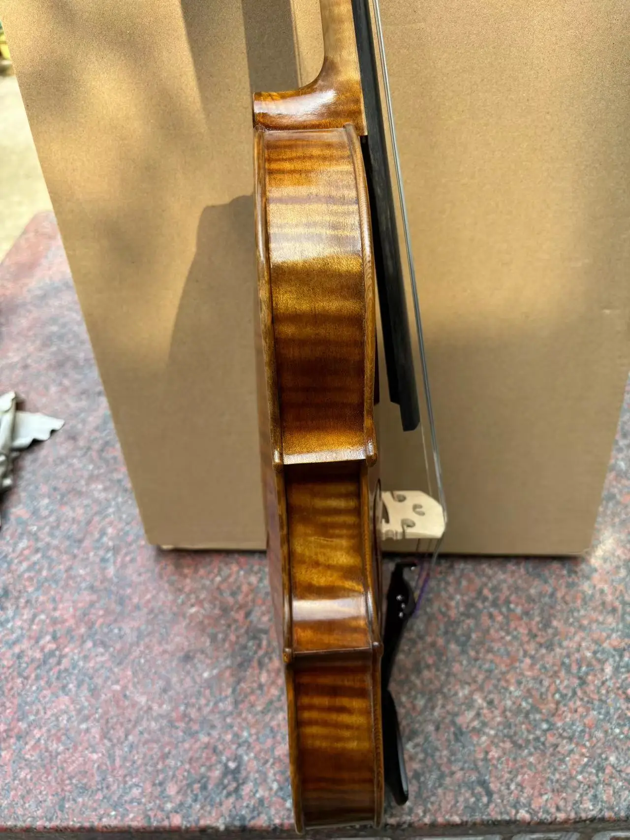 Hot Sale Viola Professional Master Carved One Piece Back Solid Spruce Top Maple 16 Inch Viola