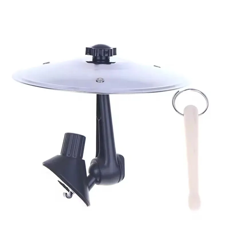Clip-On Mini Air Vent Musical Drum, Alloy Saucer Car Car Air Vents Drumstick Decorative Accessories Easy To Install Clamp-style, image 8