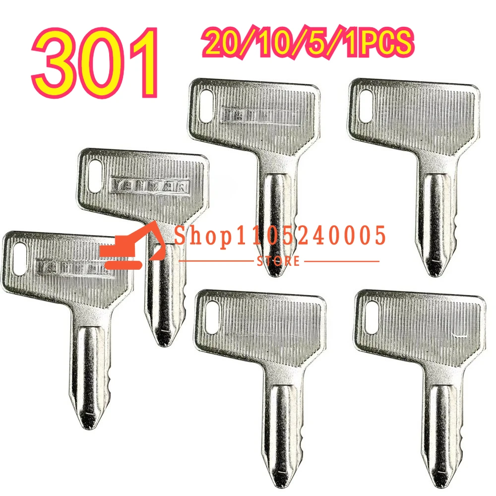 20/10/5/1PCS New Key for 301 Ignition Keys Mini Excavator Takeuchi RG60472