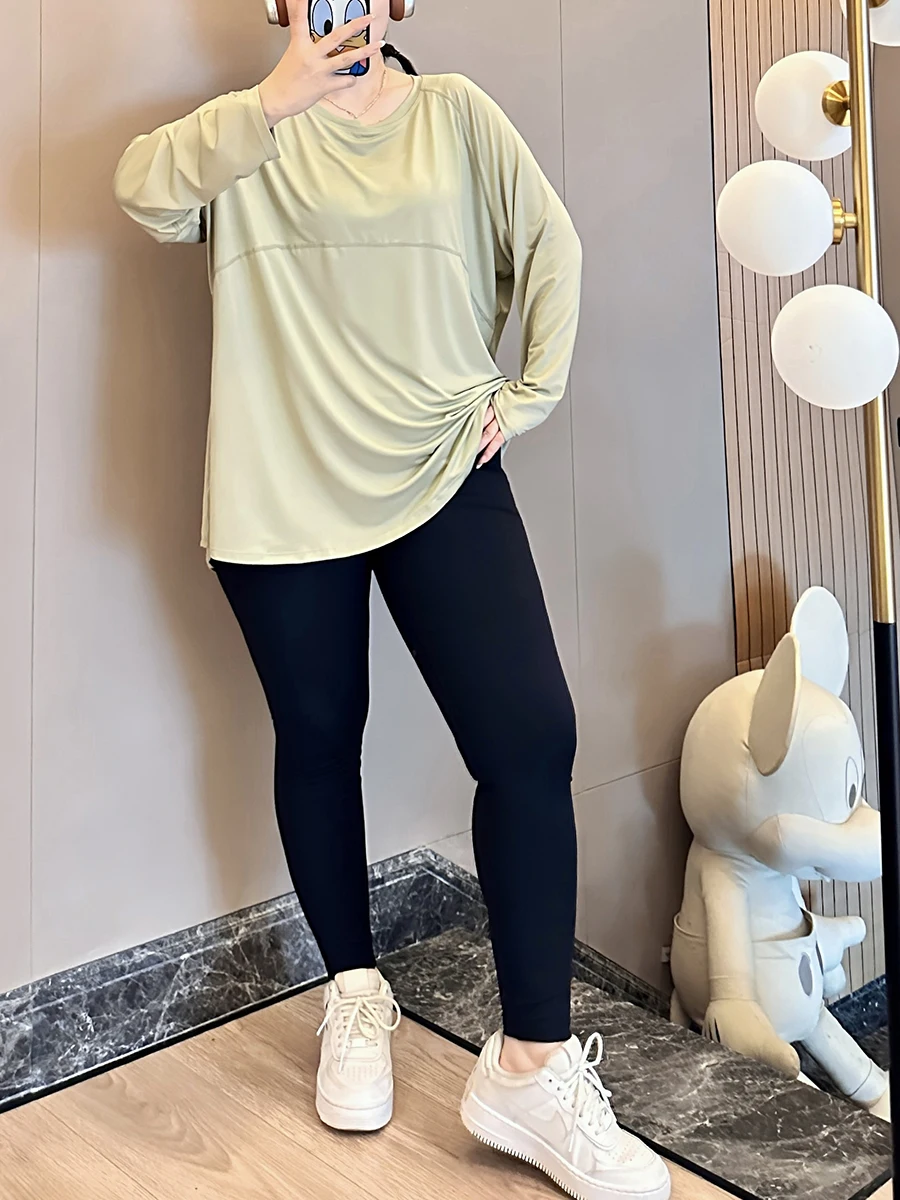 High-Waist Yoga Pants for Women Running Fitn Sports Tight Comfortable Elastic plus Size Base Layer Pants Big MM 200 Pou