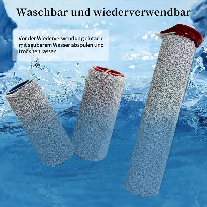 A98G-2 Set untuk Roborock Dyad Pro/Dyad Pro Combo Penyedot Debu Sikat Rol Suku Cadang Pengganti Filter Hepa