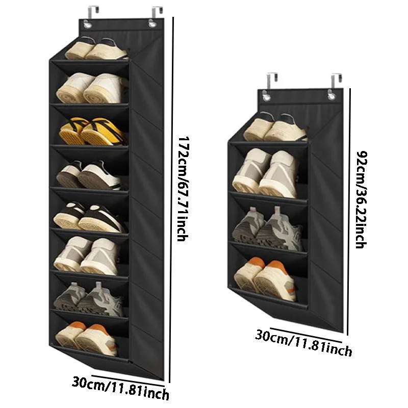 Hot Selling Wall Mounted Shoe Bag Multi-functional Storage Bag Multi-layer Storage Suitable For Sneakers And Boots, Wall Mounted