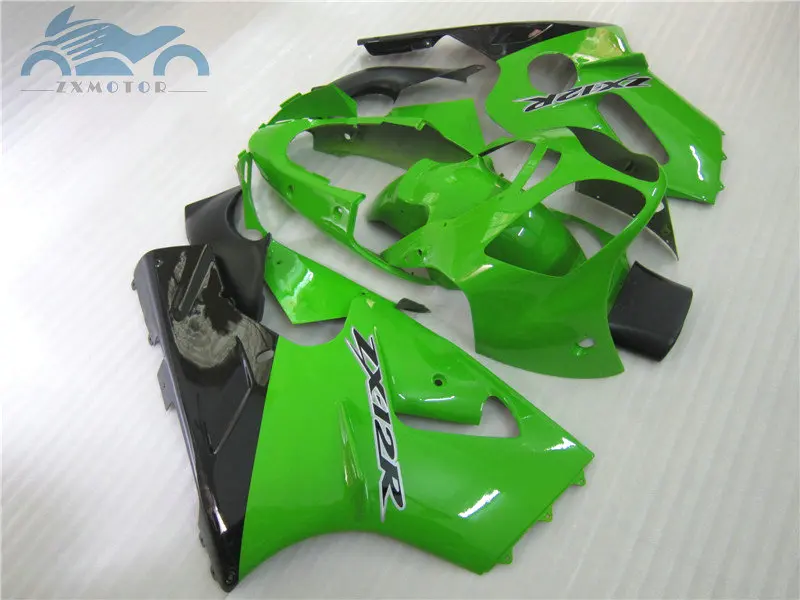 Free Customized fairing kits for aftermarket green black ABS plastic fairings 2000 2001 ZX 12R zx12r 00 01 motorcycle bodywork