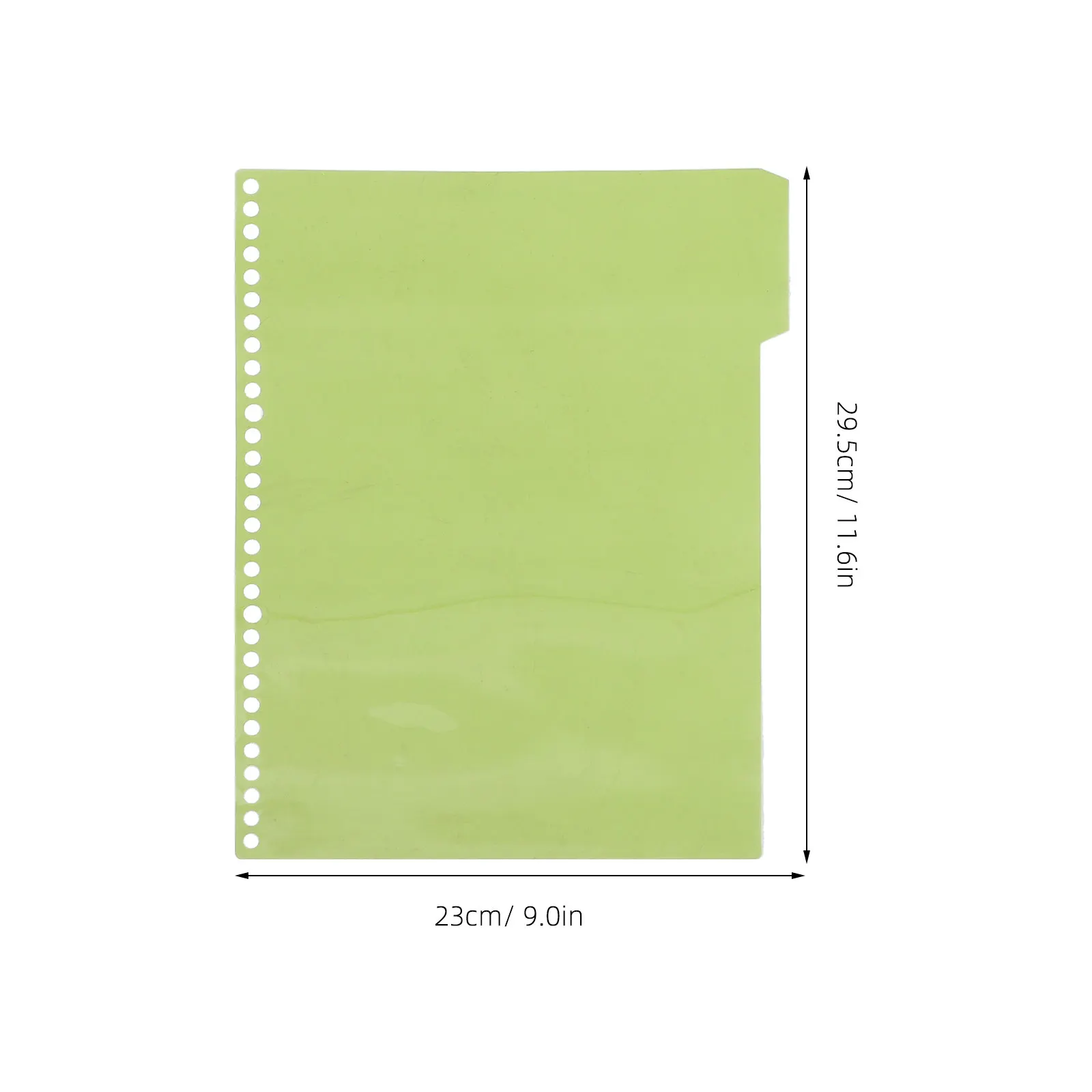 4Sets Index Dividers Plastic Binder Tabs Notebook Organizers Office Use Page Markers Loose Leaf Classification