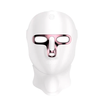 7 Colors LED Face Neck Mask Rechargeable LED Photon Beauty Mask Machine Facial Lifting…